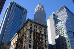 22-3 60 Wall St, 120 Water St, 70 Pine Street American International Building, Holiday Inn Express, 80 Pine St From Wall And Water St In New York Financial District